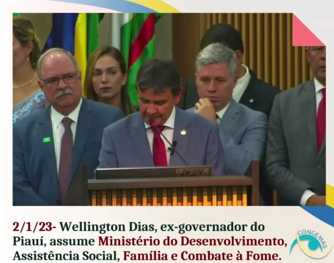 Wellington Dias assume extinto Ministério da Cidadania
